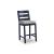 East Beach Aluminum/Polyethylene/Fabric Barstool