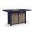 East Beach Rectangular Aluminum/Polyethylene Bar Table with Fire Pit & 2 Doors