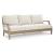 Carter Hall Polyester/Wood Outdoor Sofa with Cushion