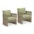 Serena Shores Wood/Polyester Patio Set