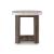 Dolan Creek Square Aluminum/Resin Wicker End Table