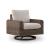 Dolan Creek Resin Wicker Swivel Lounge Chair with Cushion
