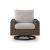 Dolan Creek Resin Wicker Swivel Lounge Chair with Cushion