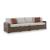 Dolan Creek L-Shaped Resin Wicker 4-Piece Outdoor Sectional