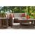 Dolan Creek L-Shaped Resin Wicker 3-Piece Outdoor Sectional
