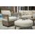 Serene Bay Aluminum/Polyester Ottoman with Cushion