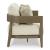 Serene Bay Aluminum/Polyester Loveseat with Cushion