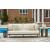 Serene Bay Aluminum/Polyester Sofa with Cushion