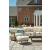 Serene Bay Aluminum/Polyester Ottoman with Cushion