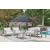 Hurley Park Aluminum/Polyester Loveseat with Cushion