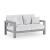 Hurley Park Aluminum/Polyester Loveseat with Cushion