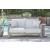 Hurley Park Aluminum/Polyester Loveseat with Cushion