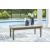 Rainier Ranch Rectangular Aluminum/Faux Stone Cocktail Table
