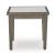 Rainier Ranch Square Aluminum/Faux Stone End Table