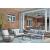 Rainier Ranch Aluminum/Polyester Sofa with Cushion