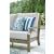 Rainier Ranch Aluminum/Polyester Sofa with Cushion