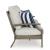 Rainier Ranch Aluminum/Polyester Sofa with Cushion