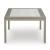Kimpton Isle Rectangular Aluminum/Faux Stone Cocktail Table