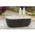 Kimora Rectangular Aluminum/Resin Wicker Cocktail Table