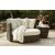 Kimora Resin Wicker/Aluminum Swivel Lounge Chair with Cushion