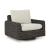 Kimora Resin Wicker/Aluminum Swivel Glider Lounge Chair with Cushion