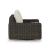 Kimora Resin Wicker/Aluminum Swivel Glider Lounge Chair with Cushion