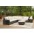Kimora L-Shaped Resin Wicker/Aluminum 4-Piece Outdoor Sectional