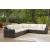 Kimora L-Shaped Resin Wicker/Aluminum 4-Piece Outdoor Sectional