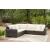 Kimora L-Shaped Resin Wicker/Aluminum 3-Piece Outdoor Sectional