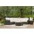 Kimora L-Shaped Resin Wicker/Aluminum 3-Piece Outdoor Sectional
