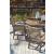 Germalia Outdoor Resin Wicker/Eucalyptus Wood Arm Chair