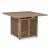 Walton Bridge Outdoor Resin Wicker Square Bar Table w/Fire Pit