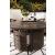 Paradise Trail Outdoor Nuvella Fabric/Resin Wicker Set w/Pillows