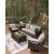 Monterey Point Resin Wicker/Aluminum Sofa with Cushion