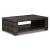 Grasson Lane Outdoor Aluminum Top Rectangular Resin Coffee Table