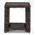 Grasson Lane Outdoor Aluminum Top Square Resin End Table