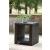 Grasson Lane Outdoor Aluminum Top Square Resin End Table