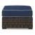 Grasson Lane Outdoor Nuvella Fabric/Resin Wicker Patio Set