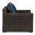 Grasson Lane Outdoor Nuvella Fabric/Resin Wicker Patio Set