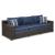 Grasson Lane Outdoor Nuvella Fabric/Resin Wicker Patio Set