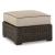 Coastline Bay Outdoor Nuvella Fabric/Resin Wicker Set w/Pillows