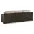 Coastline Bay Outdoor Nuvella Fabric/Resin Wicker Sofa w/4 Pillows