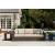 Coastline Bay Outdoor Nuvella Fabric/Resin Wicker Set w/Pillows