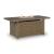 Laguna Heights Rectangular Aluminum/Resin Wicker Fire Pit Table