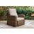 Laguna Heights L-Shaped Resin Wicker/Aluminum 4-Piece Outdoor Sectional