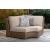 Laguna Heights L-Shaped Resin Wicker/Aluminum 4-Piece Outdoor Sectional