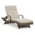 Beachcroft Outdoor Nuvella Fabric/Resin Fabric Chaise Lounge