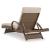 Beachcroft Outdoor Nuvella Fabric/Resin Fabric Chaise Lounge