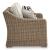 Beachcroft Resin Wicker Outdoor Loveseat with Cushion