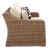 Beachcroft Outdoor Nuvella Fabric/Resin Wicker Sofa